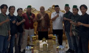 Ketua dprd sulbar terima kunjungan HMI Manakarra