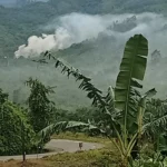 Kepulan asap pabrik PT Passokorang di Desa Lara Mamuju Tengah penyebab polusi udara dan banjir