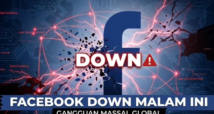 Facebook down malam ini.