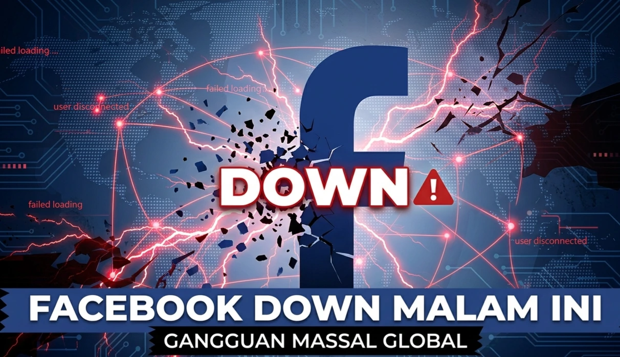 Facebook down malam ini.